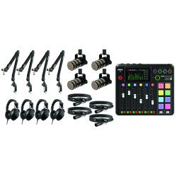 RODE Four-person podcasting...