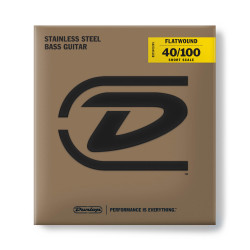 Dunlop DBFS40100S Bass Flat...