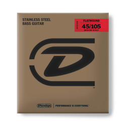 Dunlop DBFS45105M Bass Flat...