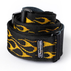 Dunlop D3811OY Strap Flames